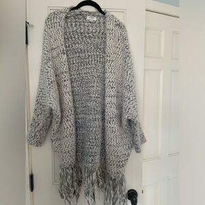 Umgee Black and White Knit Cardigan